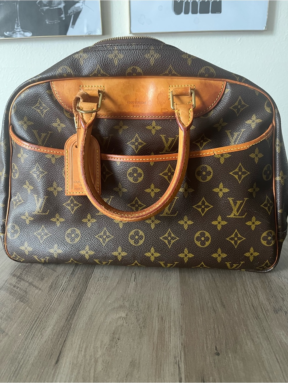 Louis Vuitton Monogram Canvas Brown Travel Tote
